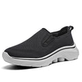 Men‘s’ Slip-On Running Walking Shoes - Zero Laces Comfort, Non-Slip Traction & Cushioned Support