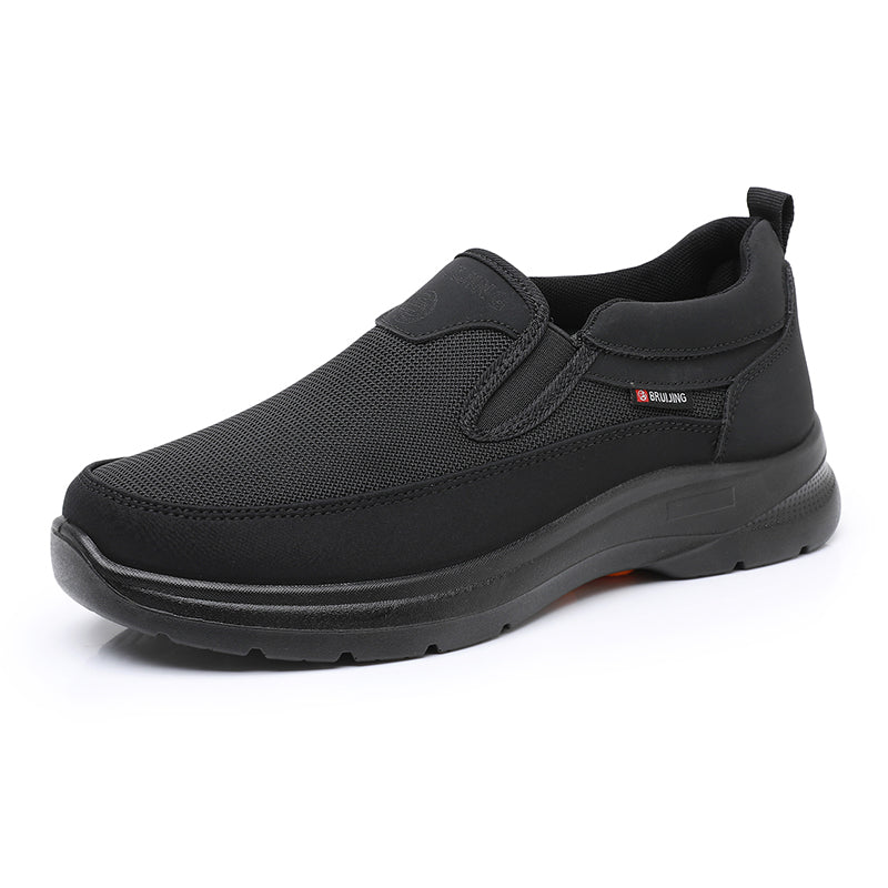 Men's Slip-On Breathable Running Shoes with Arch Support Walking Sneakers