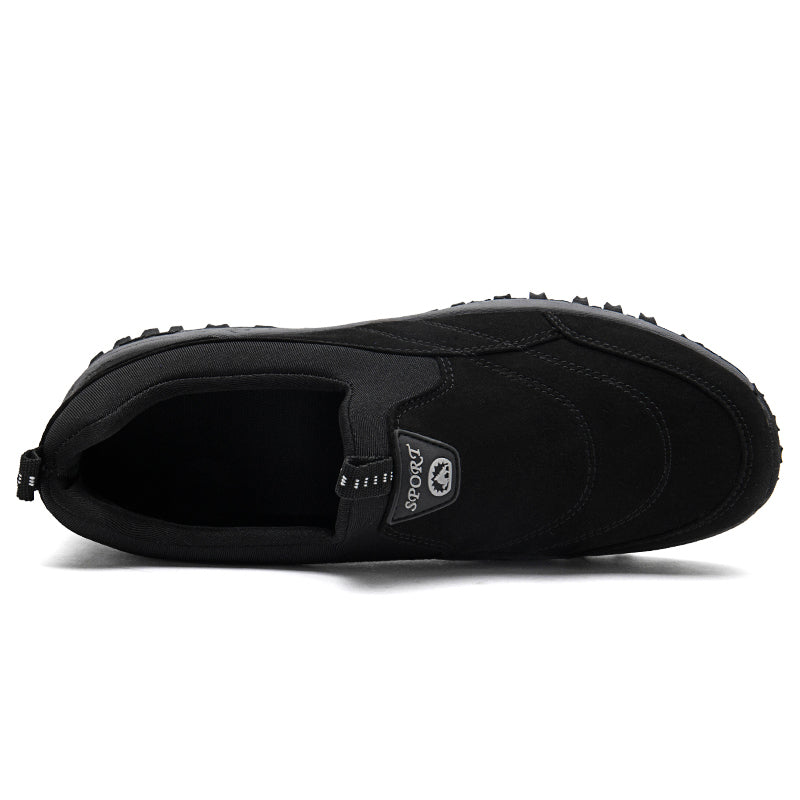 (⏰Last Day 70% OFF🔥) Veteran-Recommended Men's Slip-On Work Shoes – Cushioned Comfort, Arch Support, Non-Slip, Lightweight, All-Day Stability