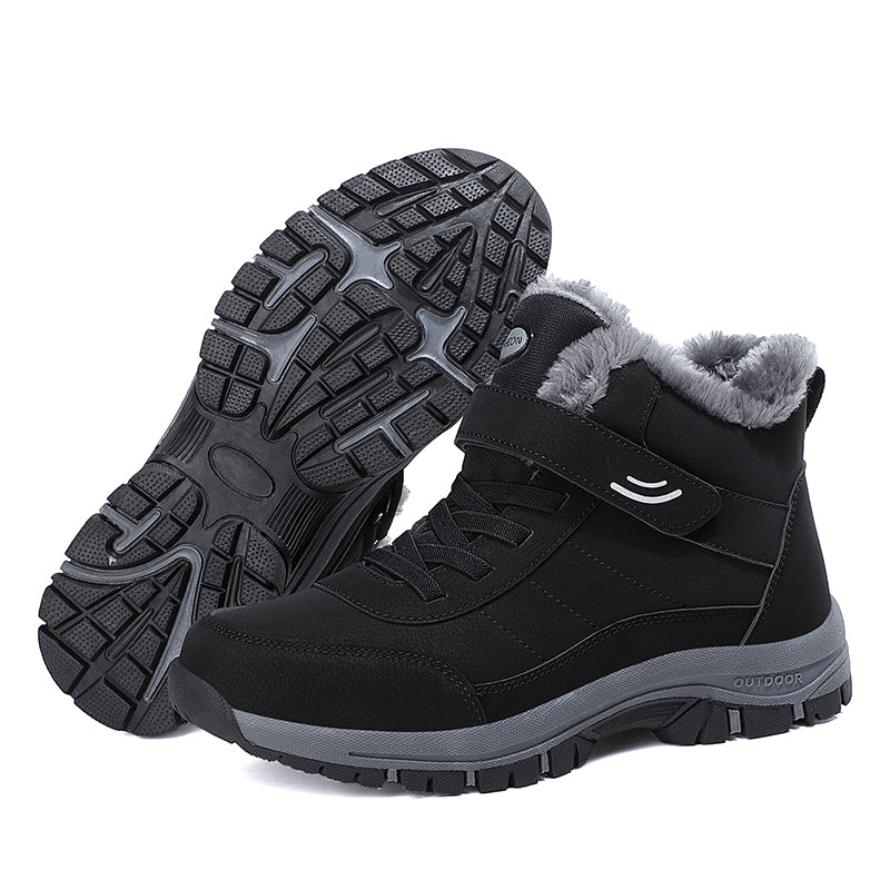 Men’s Waterproof Winter Boots | Warm Lining, Non-Slip Sole, Wide Fit