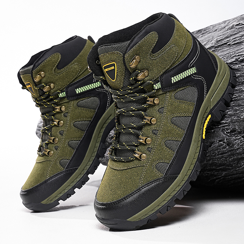 Walk Pain-Free Again — Men’s Waterproof Hiking & Work Boots with Arch Support & Wide Toe Comfort