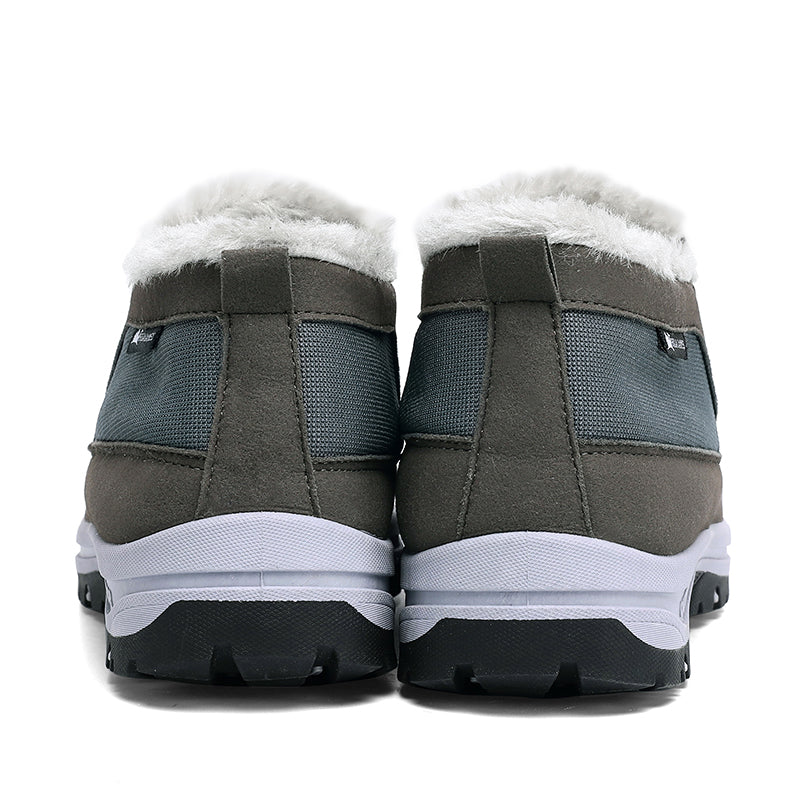 Men’s Warm Slip-On Winter Ankle Boots – Water-Repellent Upper, Windproof, Non-Slip Rubber Sole