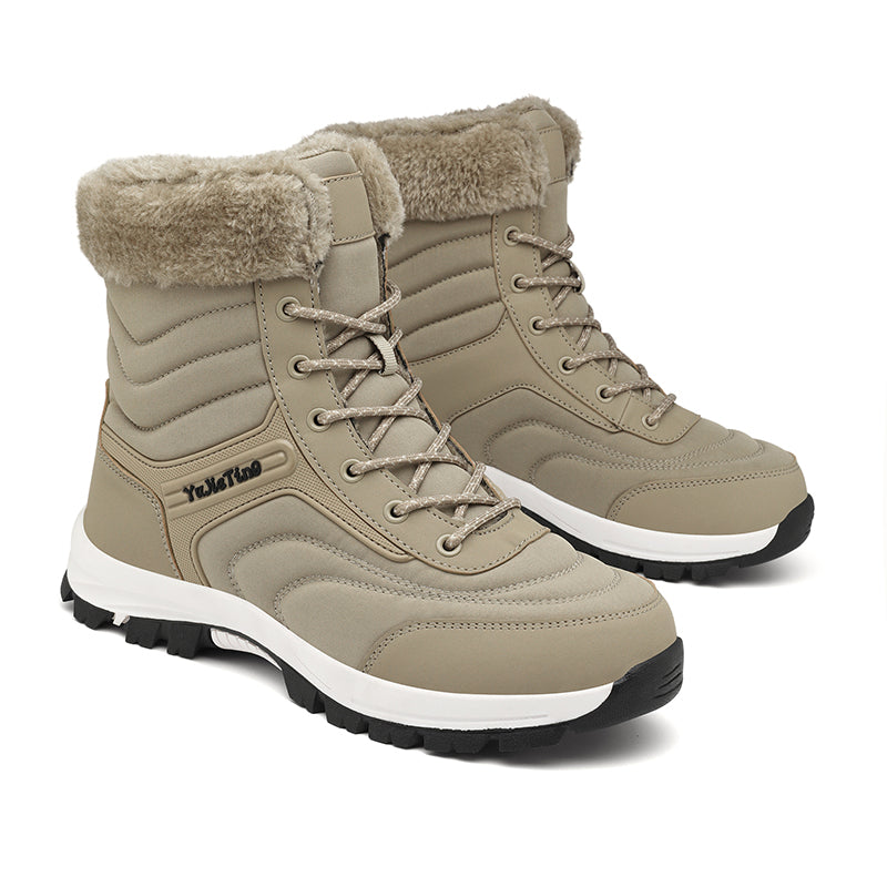 Men's Orthopedic Hiking Boots - Safe and Comfortable Work Boots - Waterproof, Slip-resistant, Impact-resistant, and Puncture-resistant - Wide Toe, Arch Support, and Ankle Support - Money-back Guarantee if ineffective.