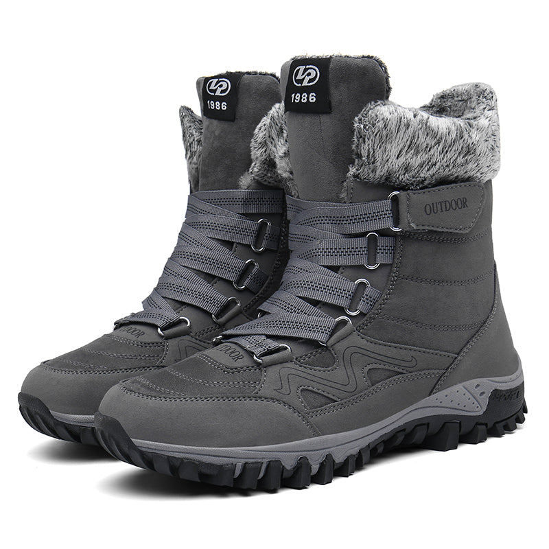 Men’s Non-Slip Hiking & Work Shoes, Wide Fit, Arch Support, Cushioned, Waterproof