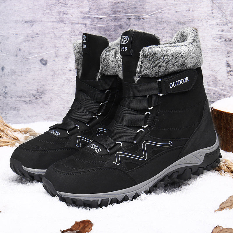 Men’s Non-Slip Hiking & Work Shoes, Wide Fit, Arch Support, Cushioned, Waterproof