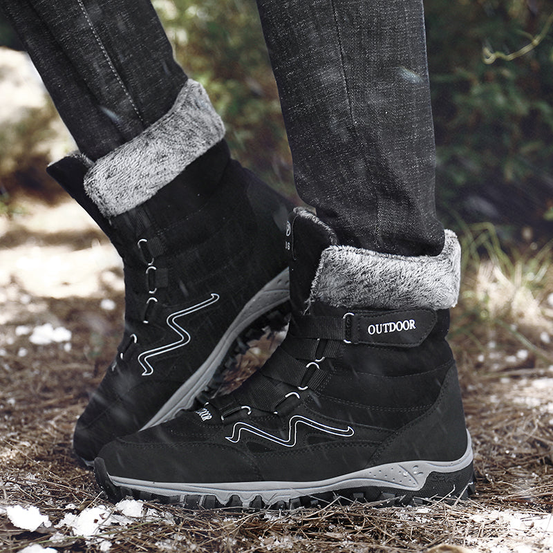 Men’s Non-Slip Hiking & Work Shoes, Wide Fit, Arch Support, Cushioned, Waterproof