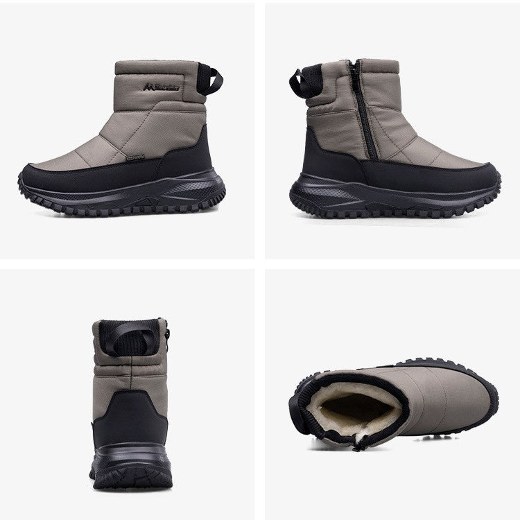 Men’s Winter Snow Boots – Warm Lined, Insulated Sole, Windproof, Slip-Resistant, Waterproof