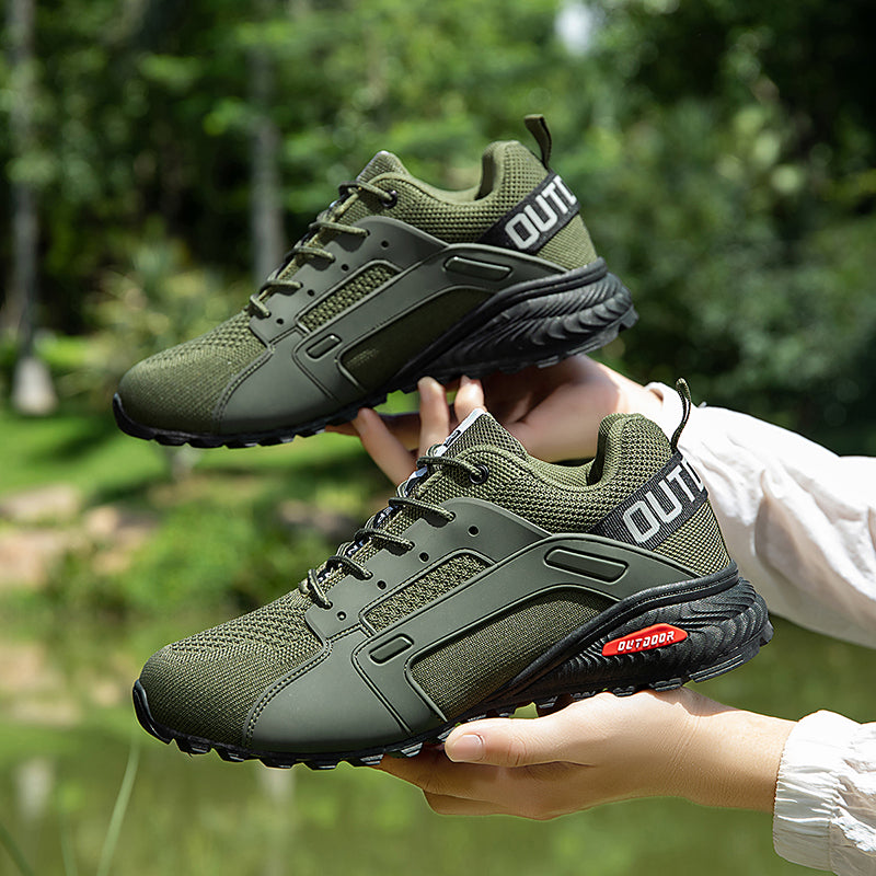 Free Orthotic Insole Included – Men’s Performance Running Shoes with Breathable Knit, Arch Support & Responsive Cushioning