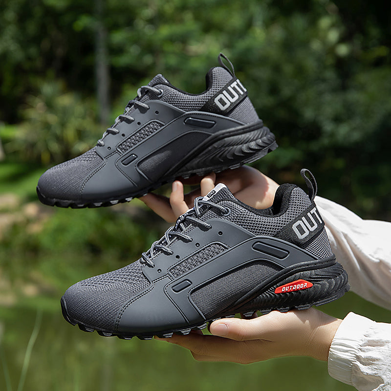 Free Orthotic Insole Included – Men’s Performance Running Shoes with Breathable Knit, Arch Support & Responsive Cushioning