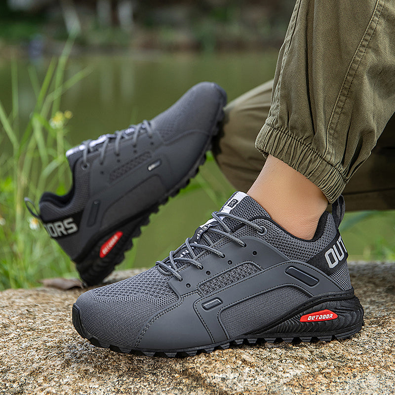 Free Orthotic Insole Included – Men’s Performance Running Shoes with Breathable Knit, Arch Support & Responsive Cushioning