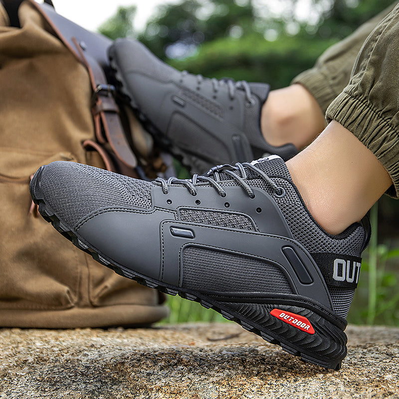 Free Orthotic Insole Included – Men’s Performance Running Shoes with Breathable Knit, Arch Support & Responsive Cushioning