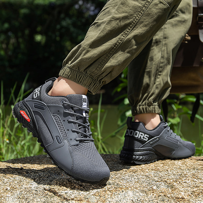 Free Orthotic Insole Included – Men’s Performance Running Shoes with Breathable Knit, Arch Support & Responsive Cushioning