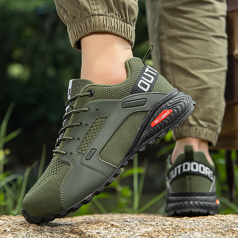 Free Orthotic Insole Included – Men’s Performance Running Shoes with Breathable Knit, Arch Support & Responsive Cushioning