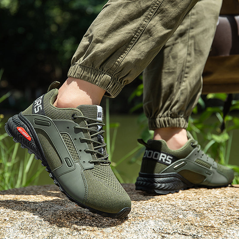 Free Orthotic Insole Included – Men’s Performance Running Shoes with Breathable Knit, Arch Support & Responsive Cushioning