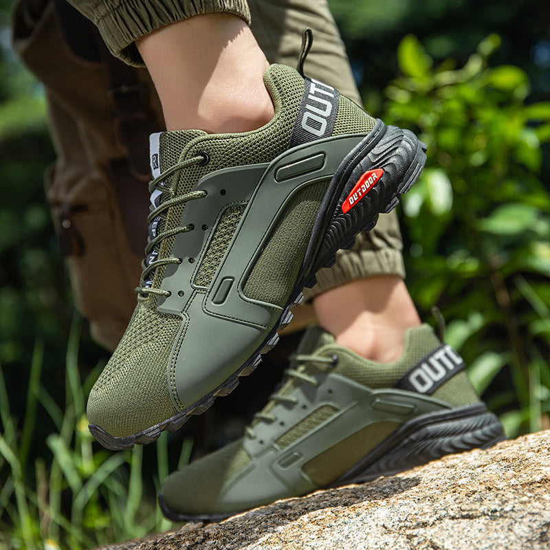 Free Orthotic Insole Included – Men’s Performance Running Shoes with Breathable Knit, Arch Support & Responsive Cushioning