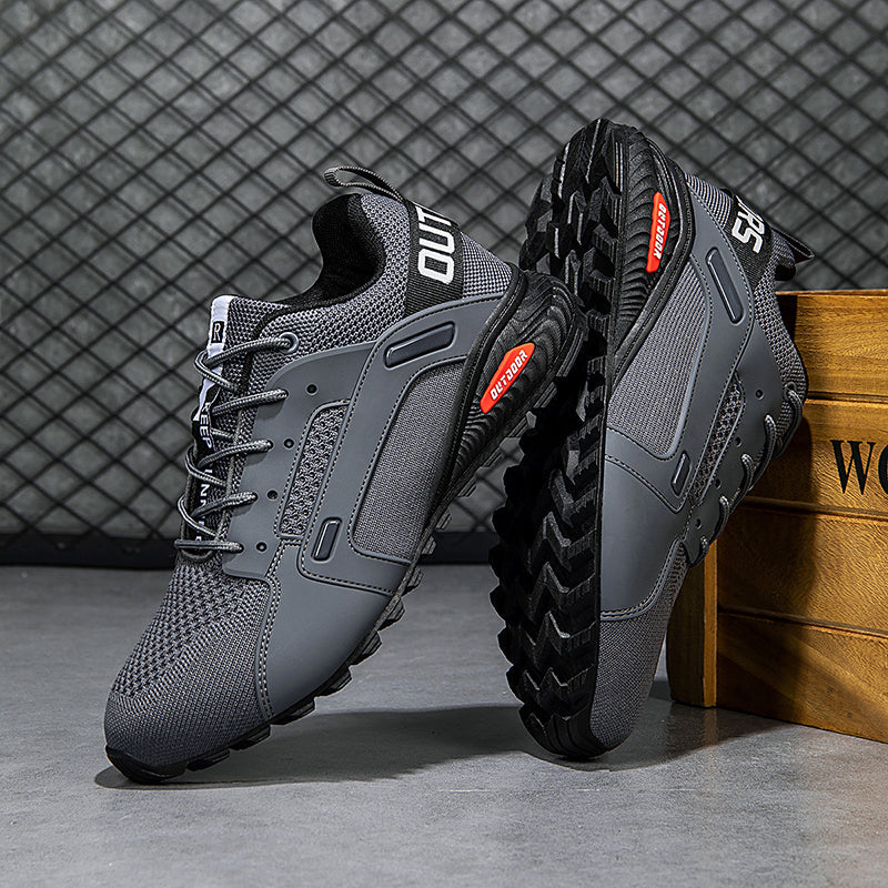 Free Orthotic Insole Included – Men’s Performance Running Shoes with Breathable Knit, Arch Support & Responsive Cushioning