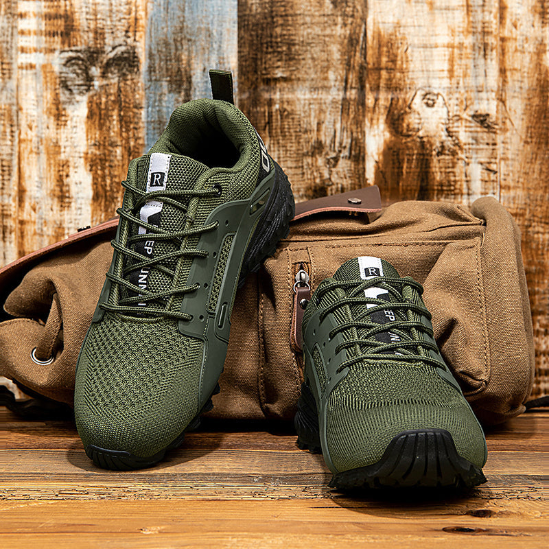 Free Orthotic Insole Included – Men’s Performance Running Shoes with Breathable Knit, Arch Support & Responsive Cushioning