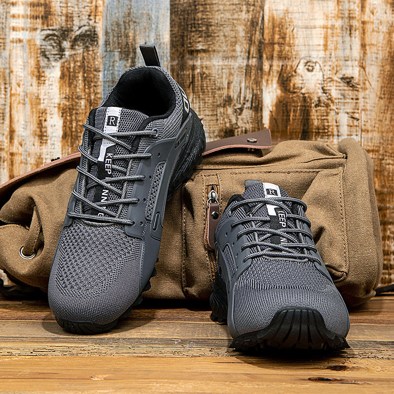 Free Orthotic Insole Included – Men’s Performance Running Shoes with Breathable Knit, Arch Support & Responsive Cushioning