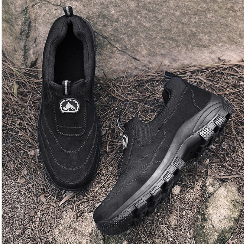 Men’s Orthotic Athletic Shoes – Arch Support, Wide Toe Box, Easy Slip-On, Lightweight, Non-Slip Outdoor Design